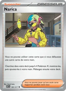Carte Pokemon Narica #185