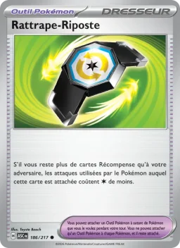 Carte Pokemon Rattrape-Riposte #186