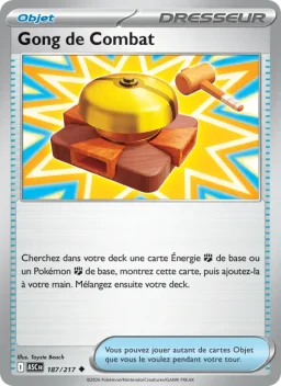 Carte Pokemon Gong de Combat #187