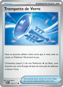 Carte Pokemon Trompette de Verre #189