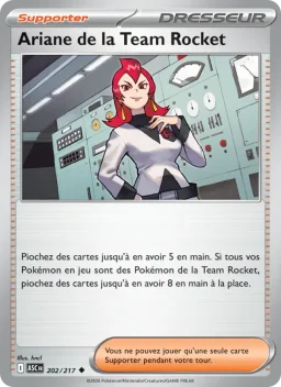 Carte Pokemon Ariane de la Team Rocket #202