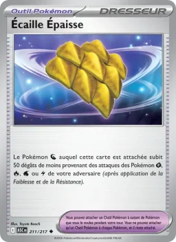 Carte Pokemon Écaille Épaisse #211