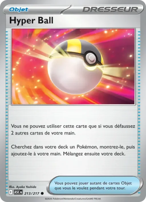 Carte Pokémon Hyper Ball 213/295 Commune Héros Transcendants