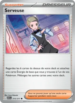 Carte Pokemon Serveuse #215