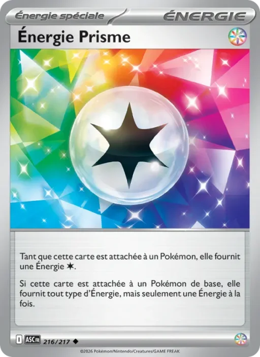 Carte Pokémon Énergie Prisme 216/295 Peu Commune Héros Transcendants