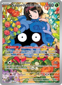 Carte Pokemon Saquedeneu d'Erika #218