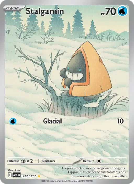 Carte Pokémon Stalgamin 227/295 Illustration rare Héros Transcendants
