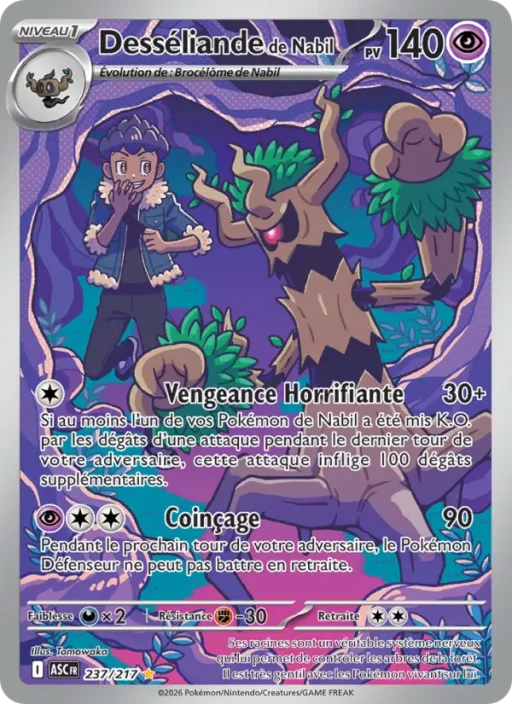 Carte Pokémon Desséliande de Nabil 237/295 Illustration rare Héros Transcendants
