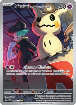 Carte Pokemon Mimiqui de la Team Rocket #238