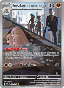 Carte Pokemon Triopikeur de la Team Rocket #239