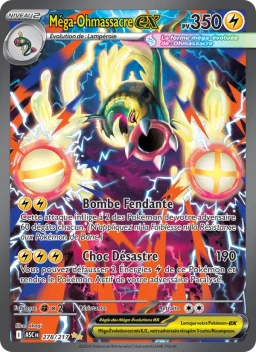 Carte Pokemon Méga-Ohmassacre-ex #278