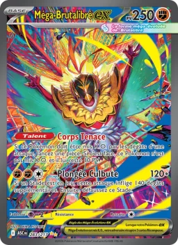Carte Pokemon Méga-Brutalibré-ex #283