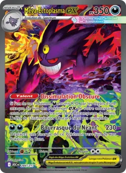 Carte Pokemon Méga-Ectoplasma-ex #284