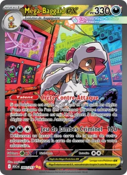 Carte Pokemon Méga-Baggaïd-ex #285