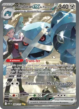 Carte Pokemon Métalosse-ex de Pierre #289