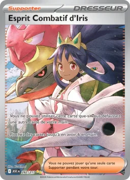 Carte Pokemon Esprit Combatif d'Iris #292