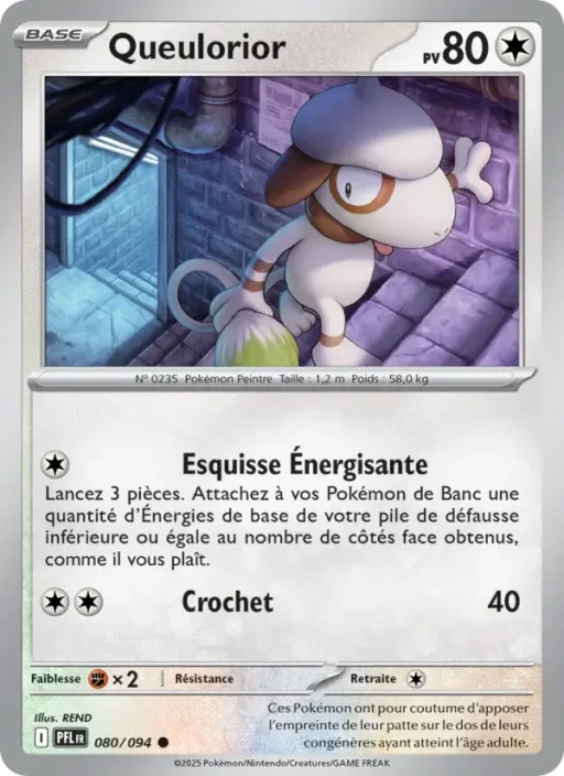 Carte Pokémon Queulorior 080/094 Commune Flammes Fantasmagoriques
