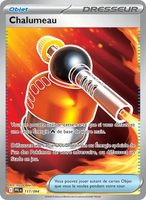Carte Pokémon Chalumeau 117/094 Ultra Rare Flammes Fantasmagoriques