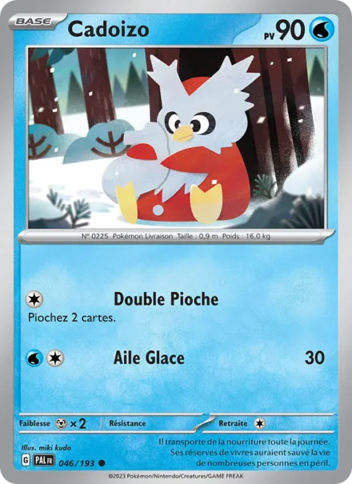 Carte Pokémon Cadoizo 046/193 Commune Évolutions à Paldea