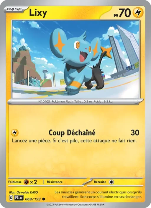 Carte Pokémon Lixy 069/193 Commune Évolutions à Paldea