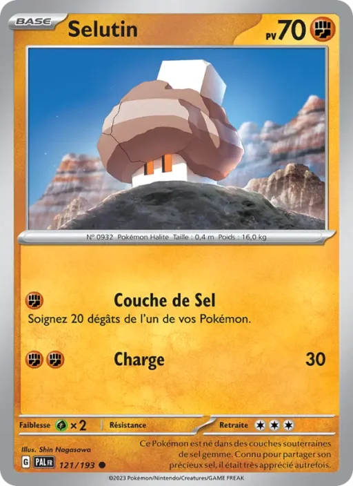 Carte Pokémon Selutin 121/193 Commune Évolutions à Paldea