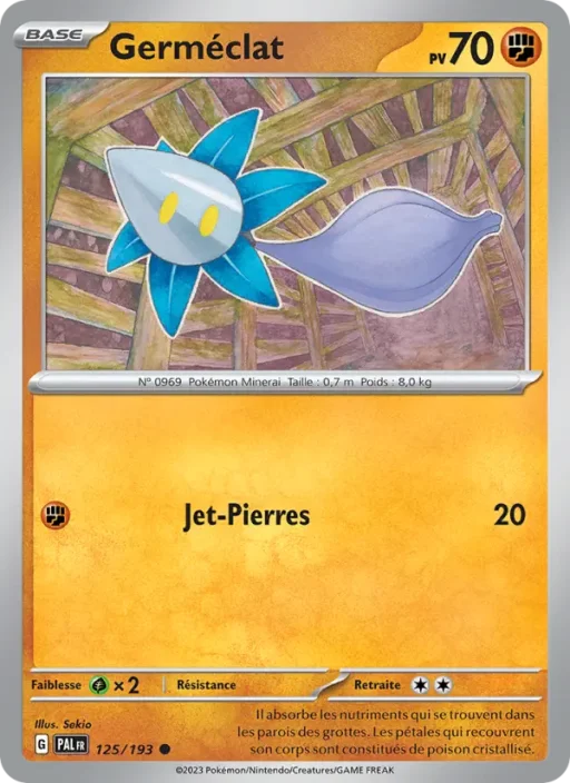Carte Pokémon Germéclat 125/193 Commune Évolutions à Paldea