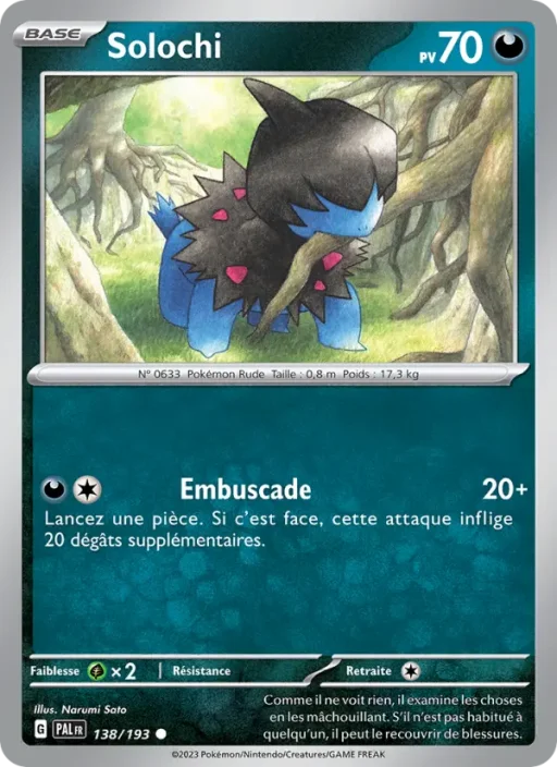 Carte Pokémon Solochi 138/193 Commune Évolutions à Paldea
