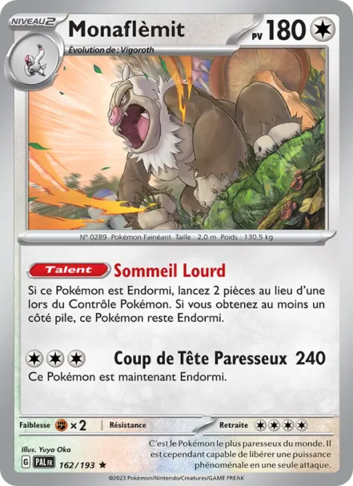 Carte Pokémon Monaflèmit 162/193 Rare Évolutions à Paldea