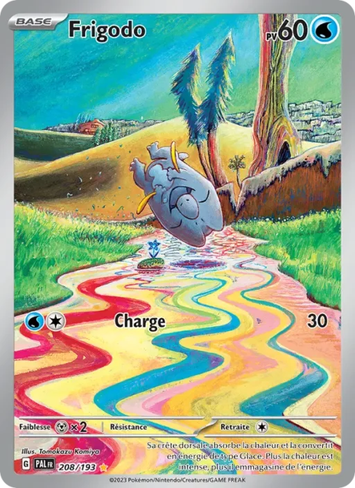 Carte Pokémon Frigodo 208/193 Illustration rare Évolutions à Paldea