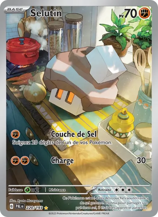 Carte Pokémon Selutin 220/193 Illustration rare Évolutions à Paldea
