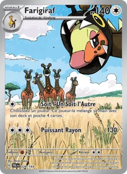 Carte Pokemon Farigiraf #228