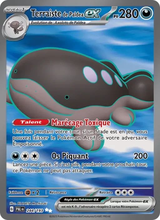Carte Pokémon Terraiste de Paldea-ex 244/193 Ultra Rare Évolutions à Paldea