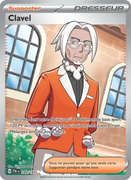Carte Pokemon Clavel #249