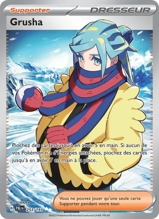 Carte Pokémon Grusha 253/193 Ultra Rare Évolutions à Paldea