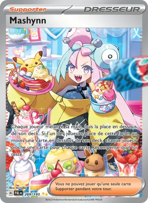 Carte Pokémon Mashynn 269/193 Illustration spéciale rare Évolutions à Paldea