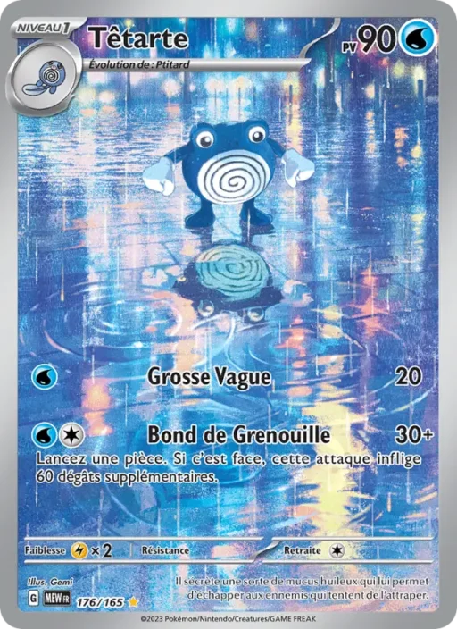 Carte Pokémon Têtarte 176/165 Illustration rare 151