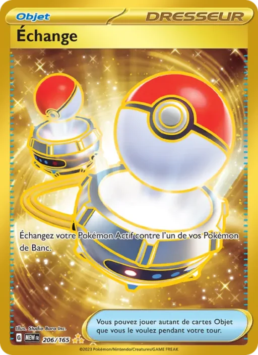 Carte Pokémon Échange 206/165 Hyper rare 151