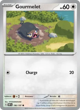 Carte Pokemon Gourmelet #180