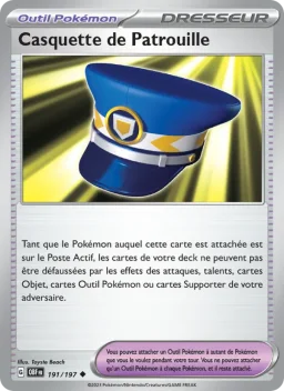 Carte Pokemon Casquette de Patrouille #191