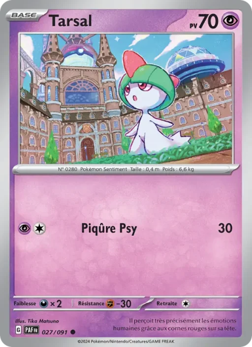 Carte Pokémon Tarsal 027/091 Commune Destinées de Paldea