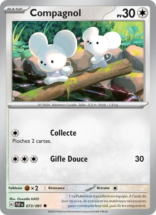Carte Pokémon Compagnol 073/091 Commune Destinées de Paldea