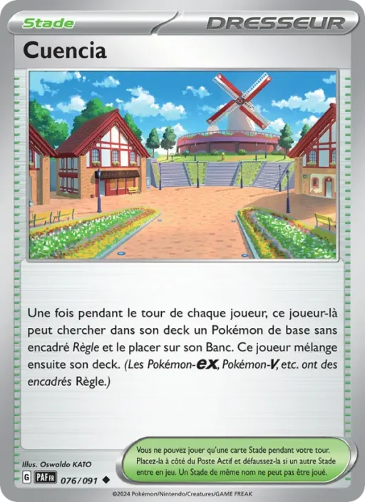 Carte Pokémon Cuencia 076/091 Peu Commune Destinées de Paldea