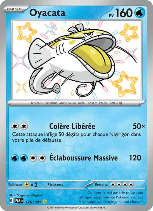 Carte Pokémon Oyacata 126/091 Shiny rare Destinées de Paldea