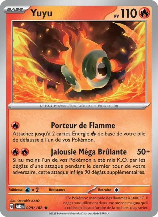 Carte Pokémon Yuyu 029/182 Rare Faille Paradoxe