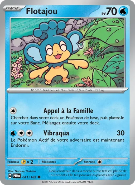 Carte Pokémon Flotajou 041/182 Commune Faille Paradoxe