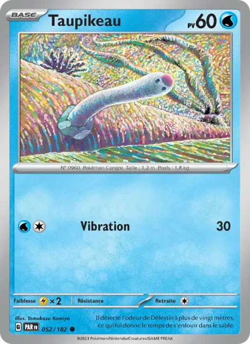 Carte Pokémon Taupikeau 052/182 Commune Faille Paradoxe
