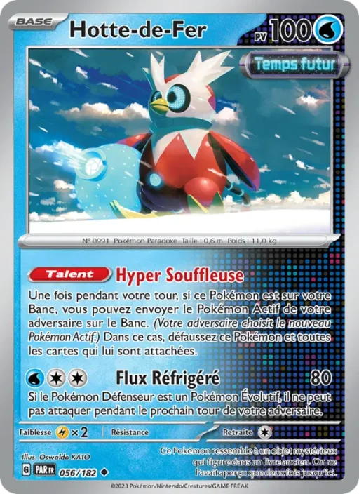Carte Pokémon Hotte-de-Fer 056/182 Peu Commune Faille Paradoxe