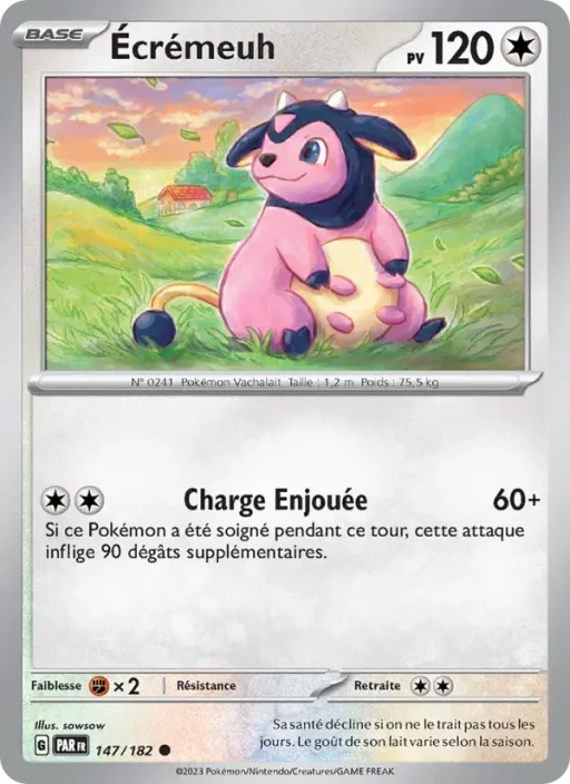 Carte Pokémon Écrémeuh 147/182 Commune Faille Paradoxe
