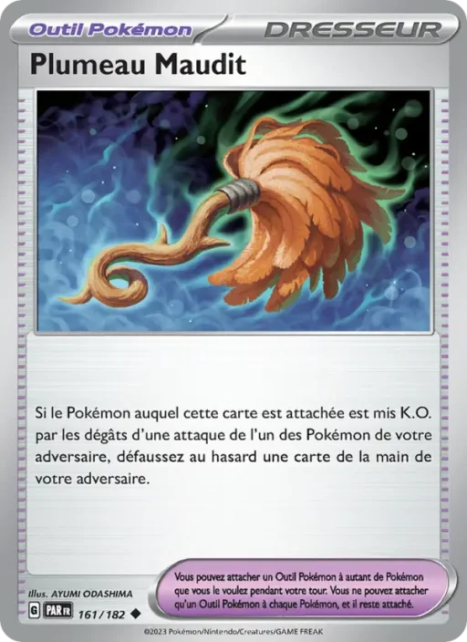 Carte Pokémon Plumeau Maudit 161/182 Peu Commune Faille Paradoxe
