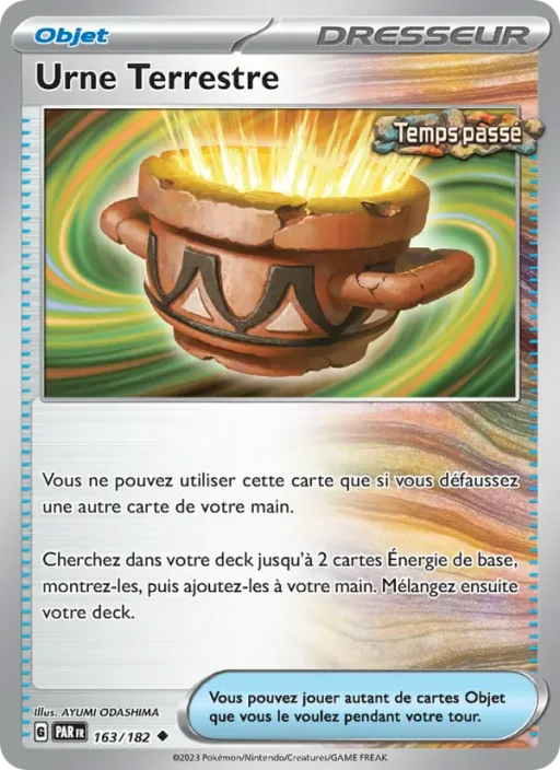 Carte Pokémon Urne Terrestre 163/182 Peu Commune Faille Paradoxe